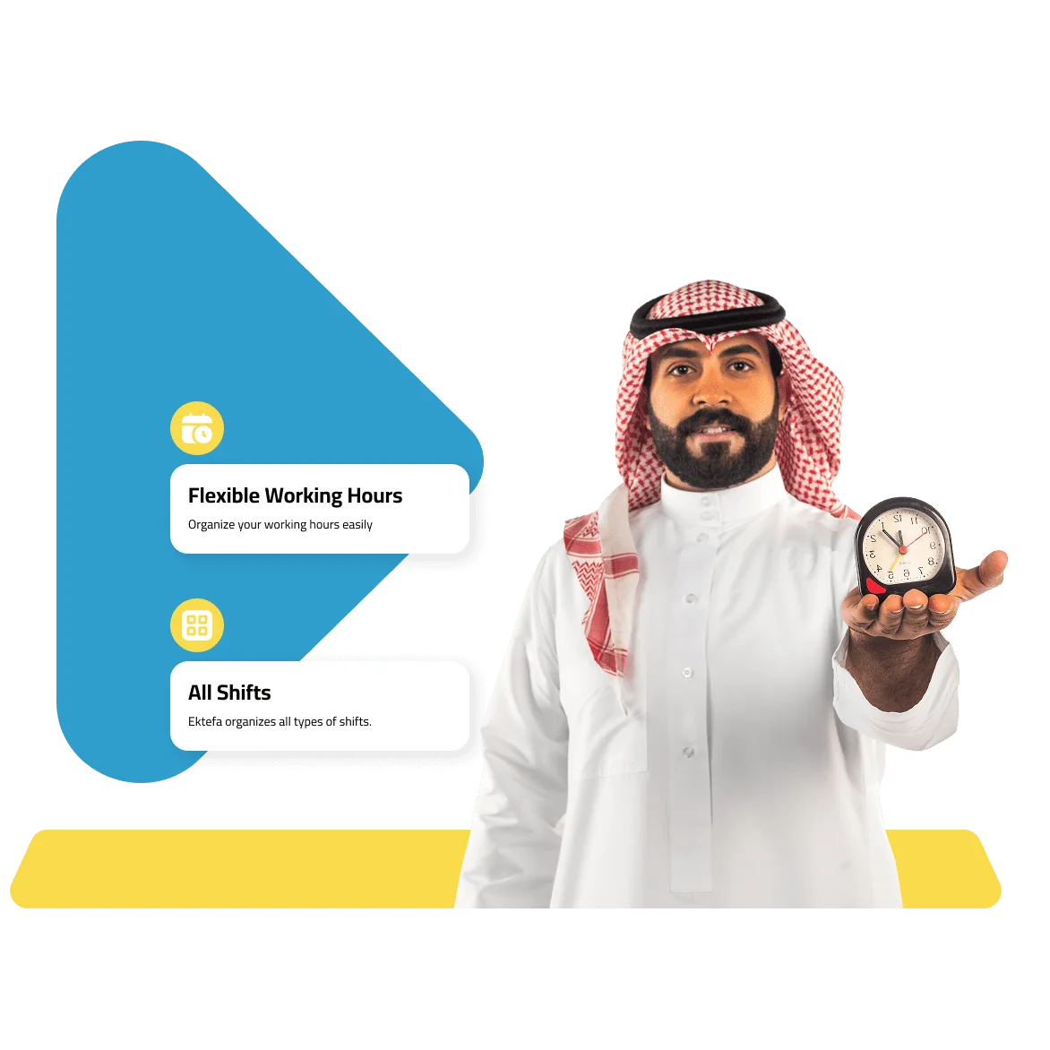 Ektefa smart work shift management system