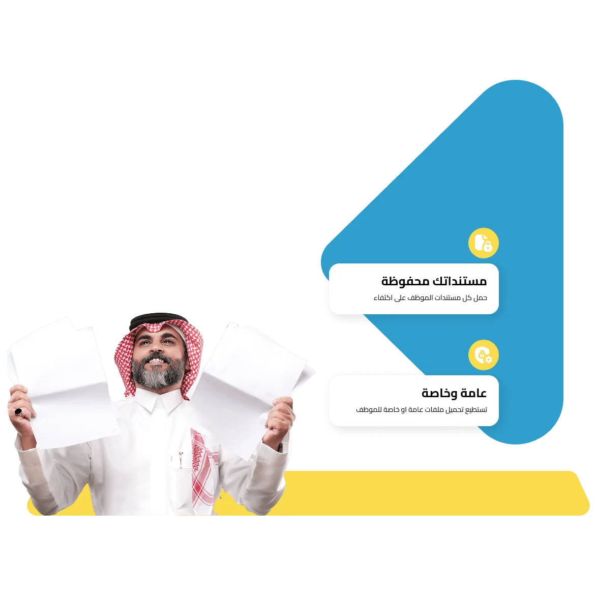 إدارة مستندات الموظفين والمنشأة في نظام اكتفاء‌