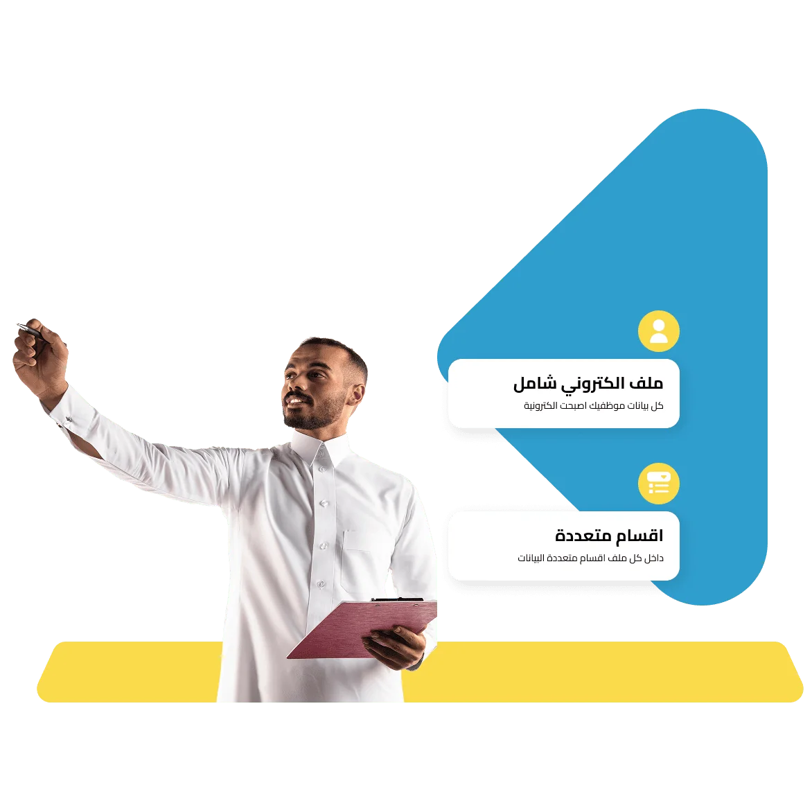 الملف الإلكتروني للموظف في نظام اكتفاء‌